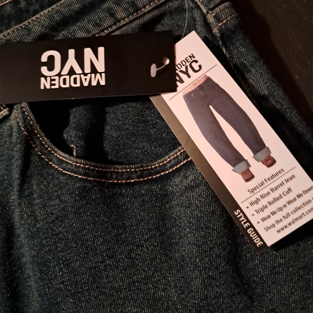 Women's Dark Blue Boyfriend Jeans